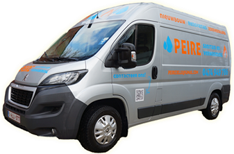 Bestickerde bestelwagen